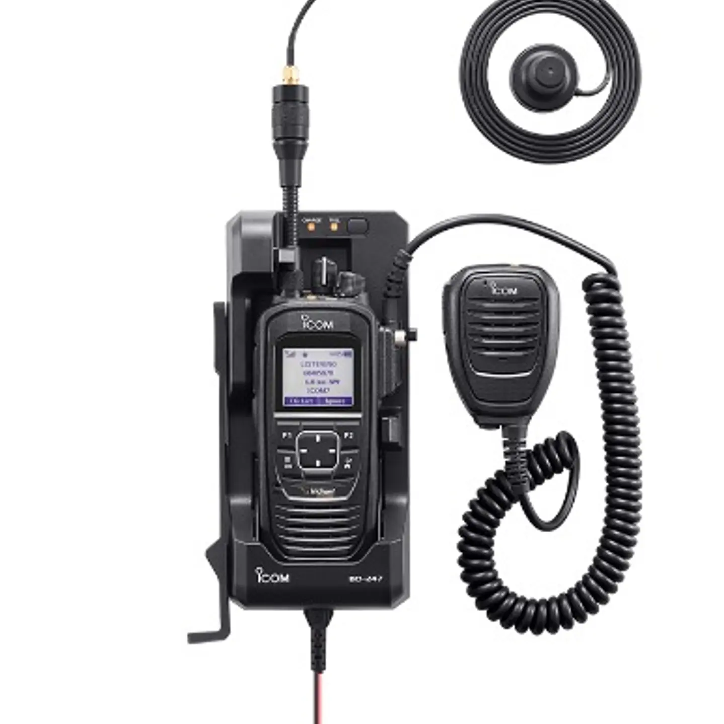 ICOM BC-247 Base de carga vehicular y estacionario, fácil instalar y fácil desmontar, compatible con IC-SAT100 (Importación directa 8 semanas)Precio con iva incluido 3