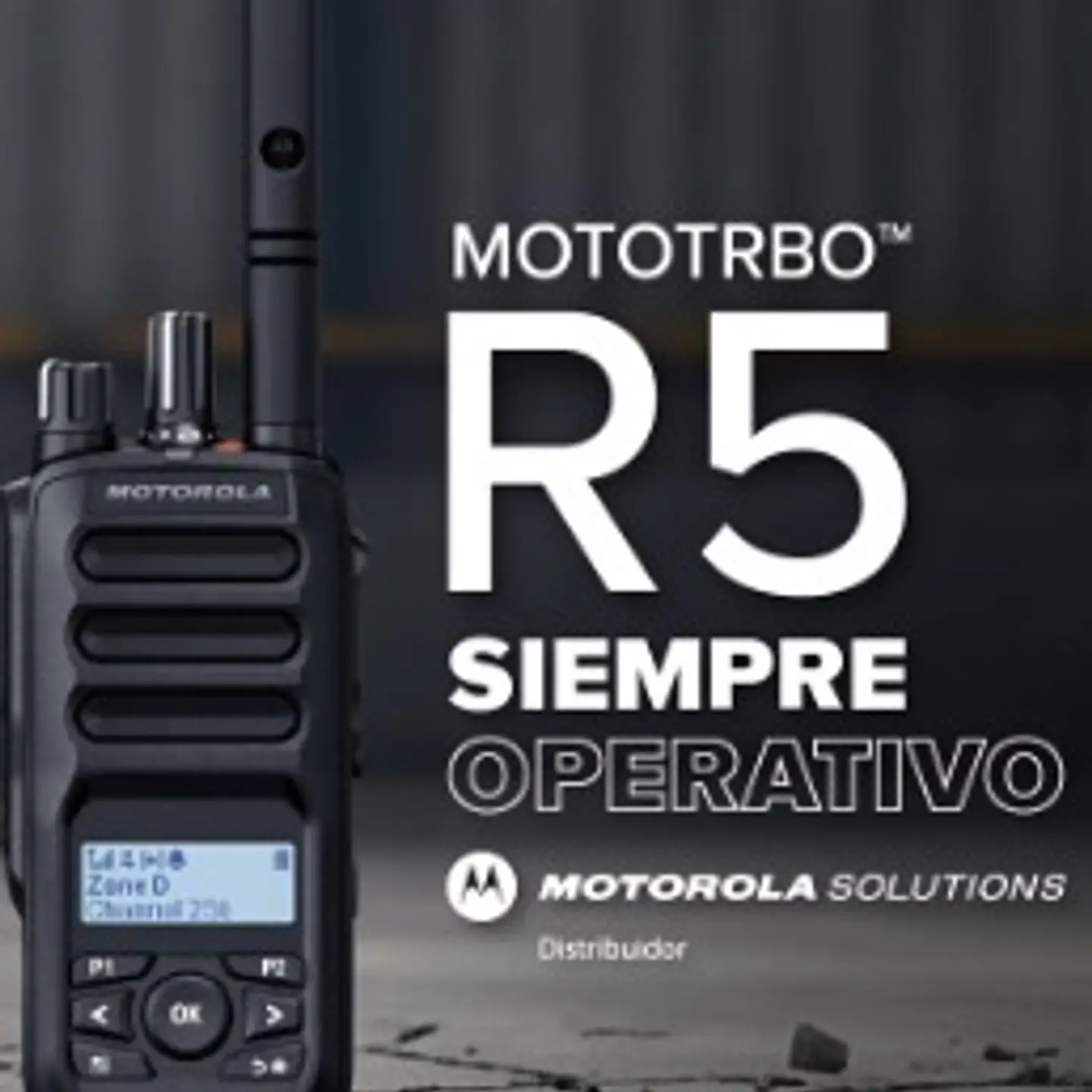 Motorola R5 VHF 136-174 MHz 256CH MOTOTRBO™ 5W Radio portatil Digital DMR Tier II y Analogico LKP con pantalla, Bluetooth, Wifi, GNSS Teclado Limitado Precio con iva incluido 1