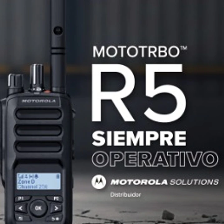 Motorola R5 VHF 136-174 MHz 256CH MOTOTRBO™ 5W Radio portatil Digital DMR Tier II y Analogico LKP con pantalla, Bluetooth, Wifi, GNSS Teclado Limitado Precio con iva incluido 1