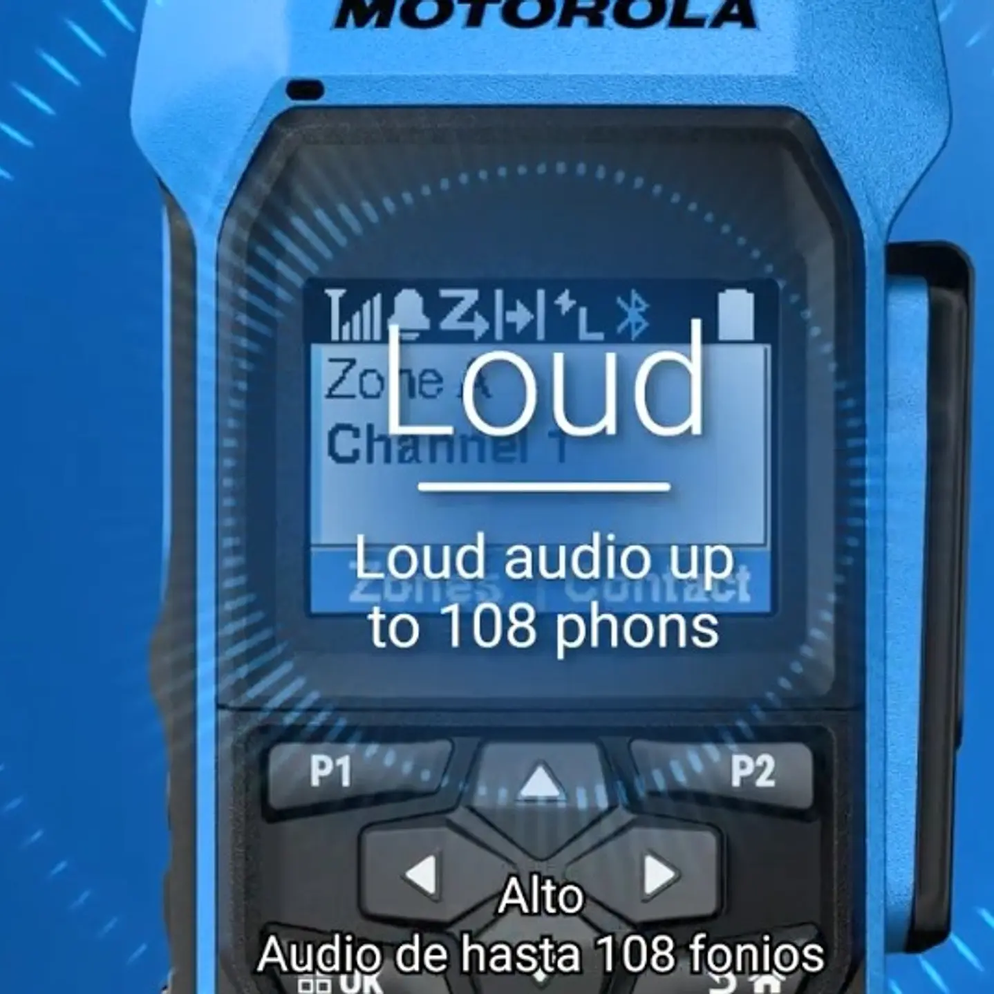 Motorola R7EX NKP UHF 403-470MHz 64CH MOTOTRBO y Analógico ATEX 1W Radio portátil intrínsecamente seguro sin pantalla Precio con iva incluido 6
