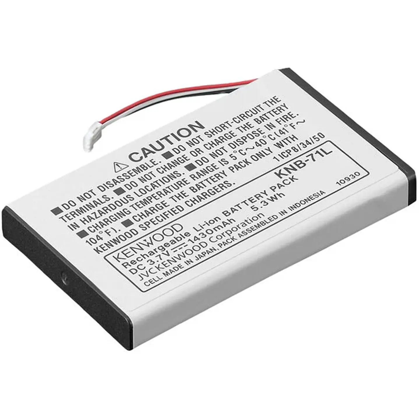 Kenwood KNB-71L Batería Li-Ion 1430 mAh para PKT-03K y PKT-23K Precio con iva incluido 1