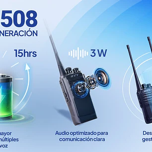 Hytera TC508 New VHF 136-174 MHz 48CH Analógico 5W Radio capaz para cualquier tarea y ayudar en su negocio Precio con iva incluido