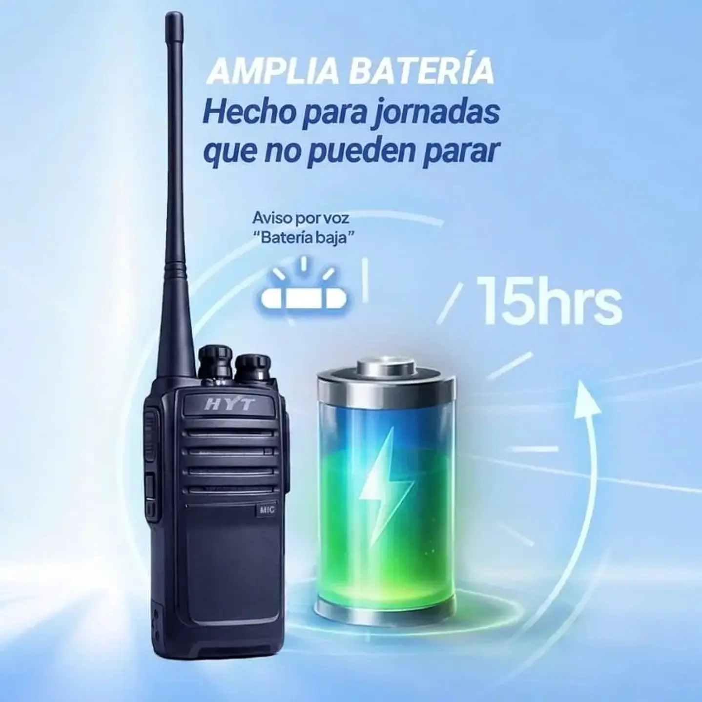 HYT TC508 New UHF 400-470 MHz 48CH Analógico 4W Radio Analogico eficiente y capaz Precio con iva incluido 3