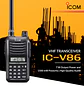 ICOM IC-V86 VHF 136-174 MHz Banda corrida 200 canales Analogico 7.0/5.5/2.5/0.5 W IP54 MIL-STD 810G Radio portatil profesional ORIGINAL JAPONES Precio con iva incluido - Miniatura 2