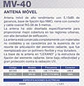 ARS MV-40 Antena movil VHF 138-174 MHz, 3dB. Incluye Montaje perforado de 3/4 con 5 mts de cable coaxial RG-58/U y conector PL-259 Precio con iva incluido - Miniatura 7