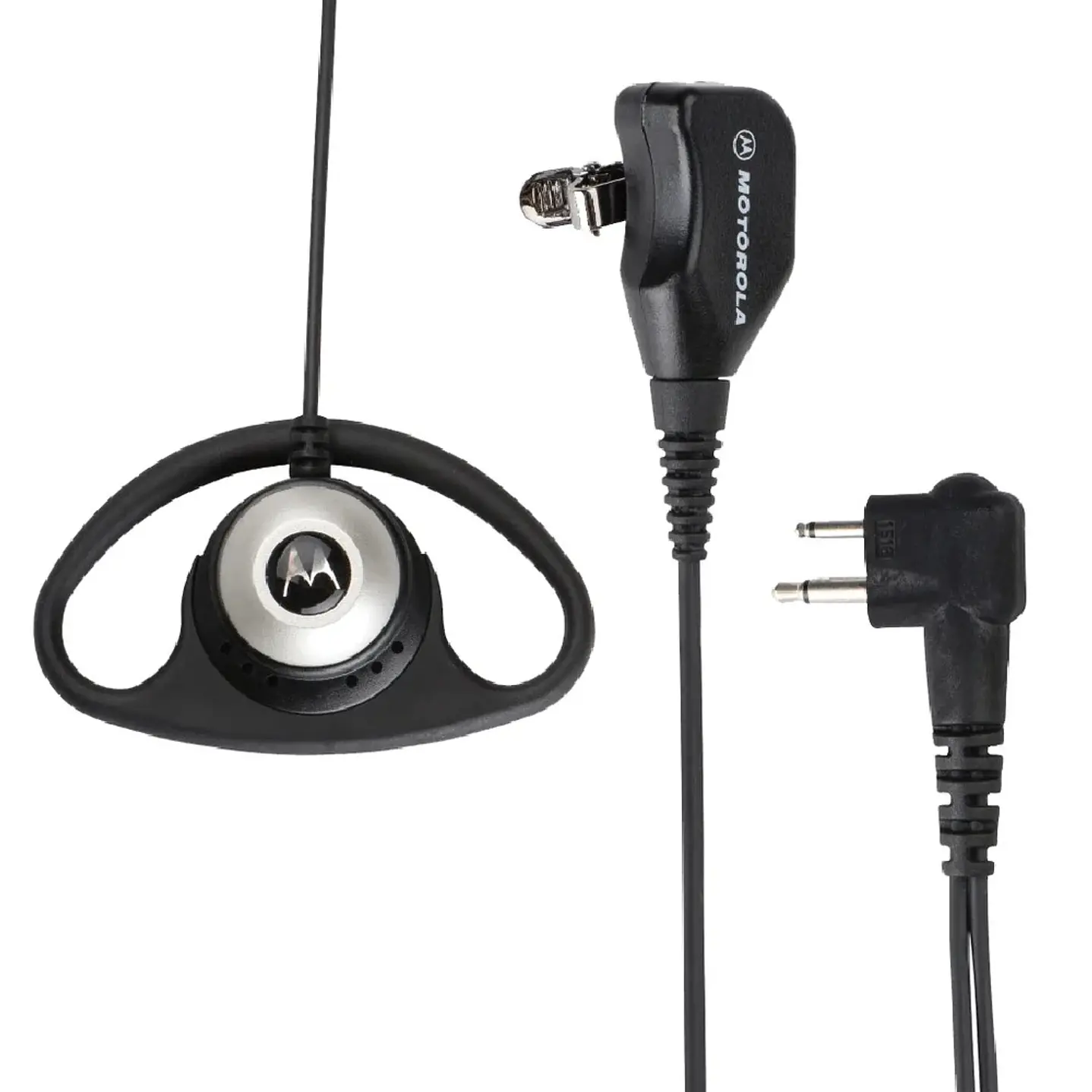 Motorola PMLN5001 Auricular tipo D con PTT solapa compatible con EP350/EP350MX/EP450/DEP450/R2 Vertex Standard VX80 MagOne A8 Precio con iva incluido