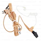 Motorola PMLN6445 Auricular tubo acústico transparente de color piel compatible EP350/EP350MX/EP450/DEP450/R2 Vertex Standard VX80 MagOne A8 Precio con iva incluido - Miniatura 2