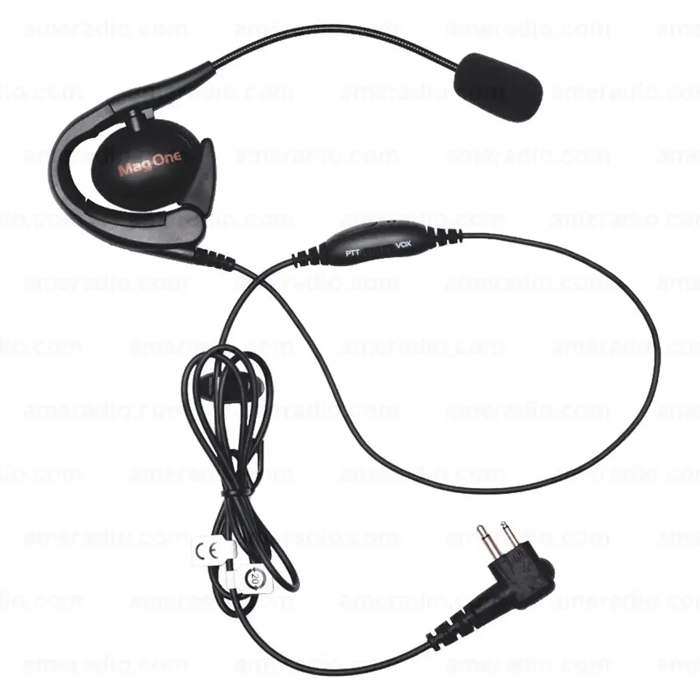 MagOne PMLN6537 Auricular diseño supraaural, micrófono de brazo y interruptor PTT/VOX integrado compatible con EP350/EP350MX/EP450/DEP450/R2 Vertex Standard VX80 MagOne A8 X10d Precio con iva incluido 1