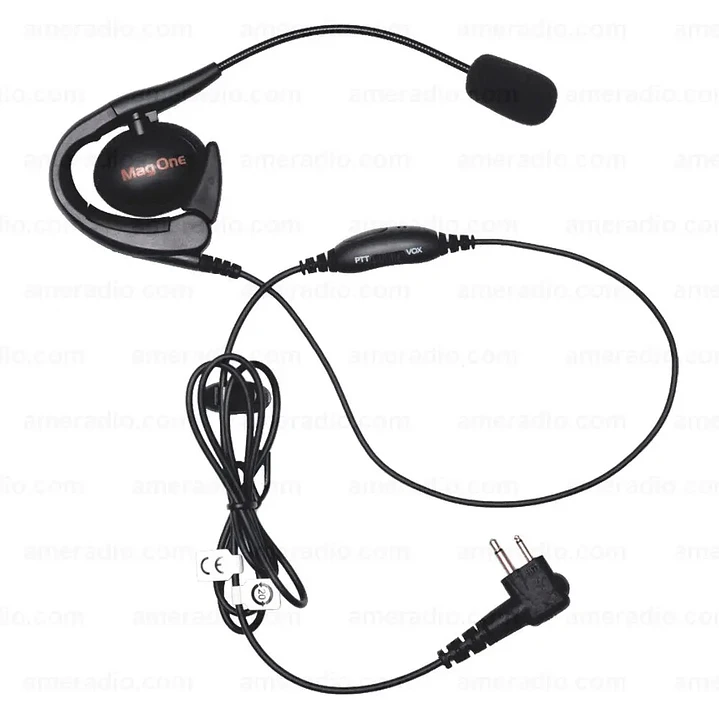 MagOne PMLN6537 Auricular diseño supraaural, micrófono de brazo y interruptor PTT/VOX integrado compatible con EP350/EP350MX/EP450/DEP450/R2 Vertex Standard VX80 MagOne A8 X10d Precio con iva incluido 1