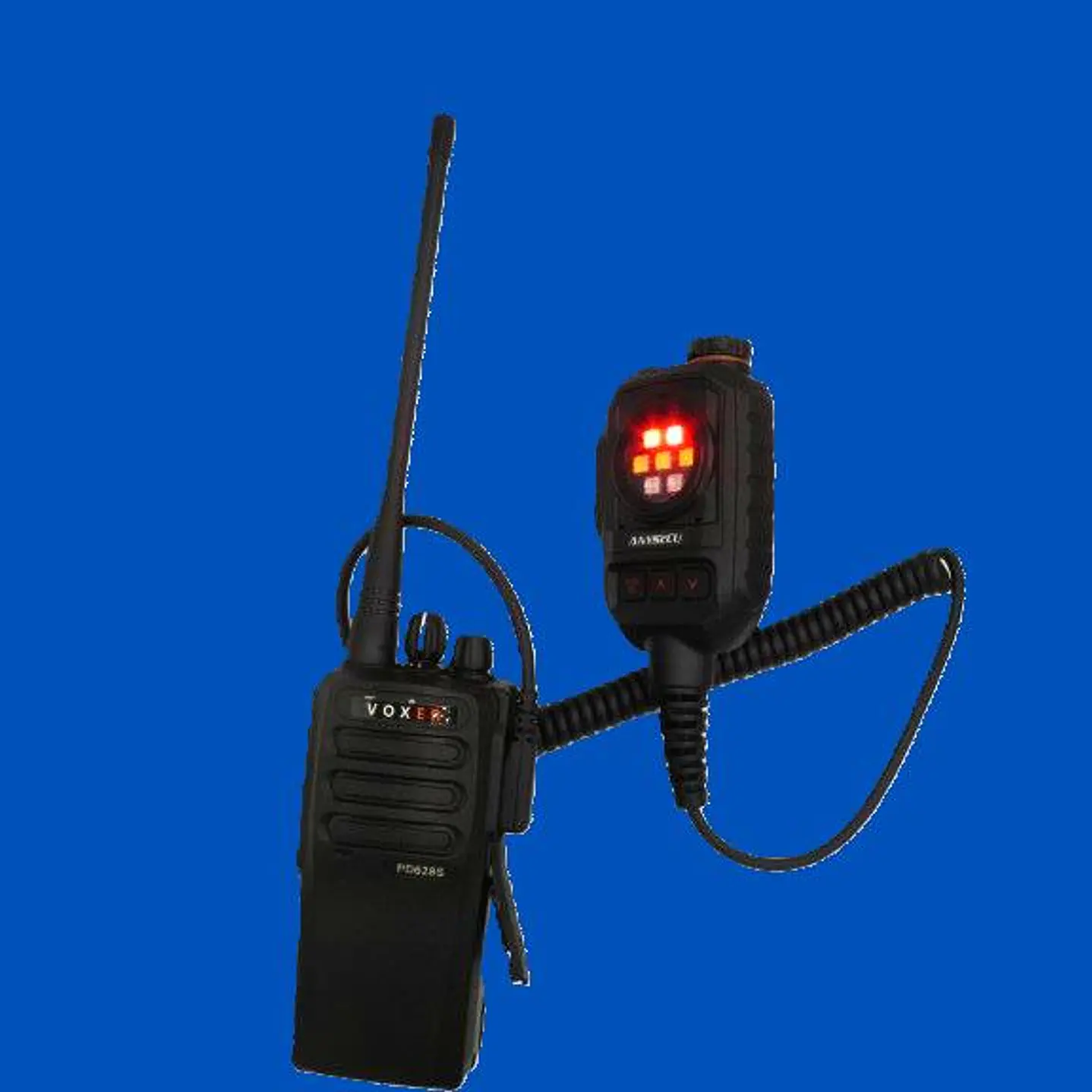 Anysecu MIC-K01 micrófono parlante remoto con luz estroboscópica y alarma de SOS para radios Kenwood Baofeng Inrico Wlan Wings Tesunho Precio con iva incluido 5