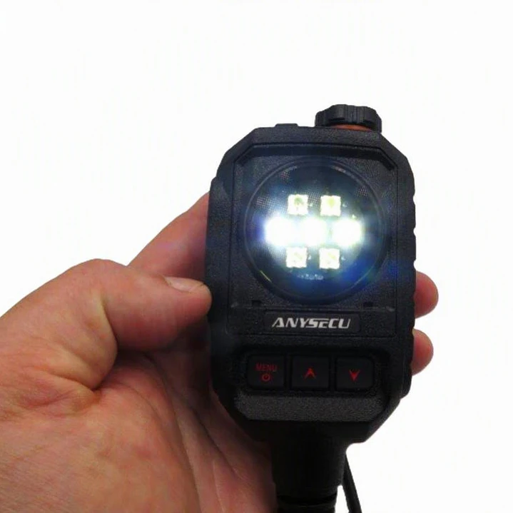 Anysecu MIC-K01 micrófono parlante remoto con luz estroboscópica y alarma de SOS para radios Kenwood Baofeng Inrico Wlan Wings Tesunho Precio con iva incluido 14