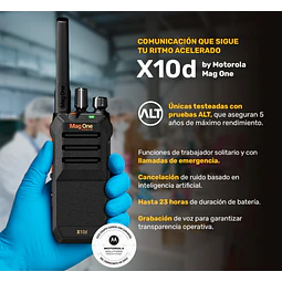 Arriendo Radio Portatil digital motorola mag one x10d 