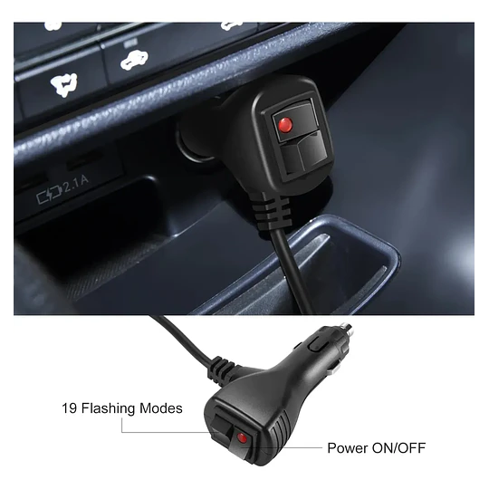 Baliza LED Techo Imantada Seguridad Alta Potencia 55x18 cm