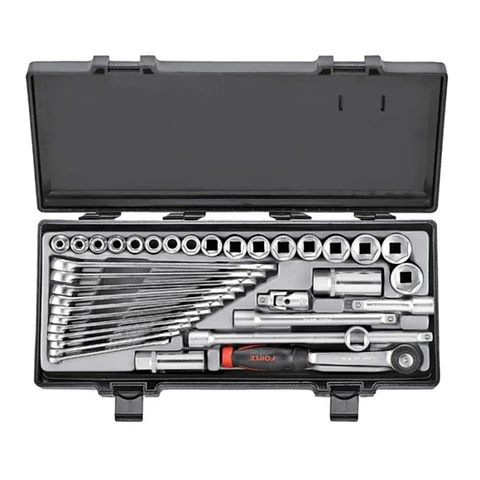 Juego Dados 3/8" y Llaves 36pz 3361 Force