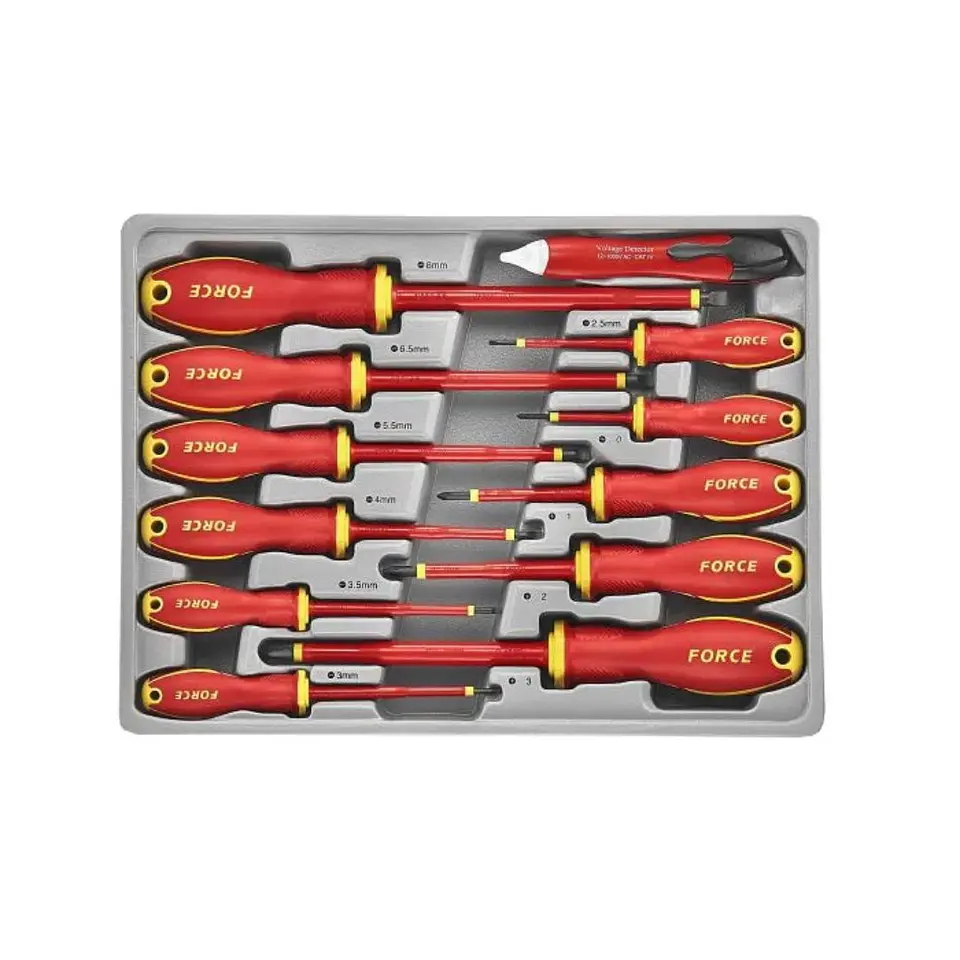 Juego Destornilladores Aislados 1000V 2125N Force 1
