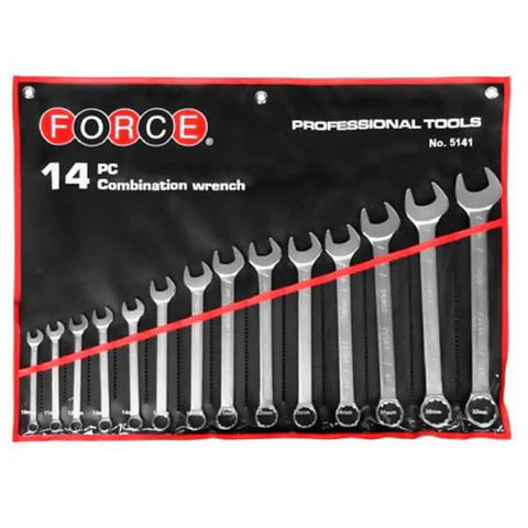 Juego Llaves Punta Corona 10 a 32mm 5141 Force