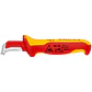 Cuchillo Pelacables Aislado con guía 1000V 9855 Knipex - Miniatura 1