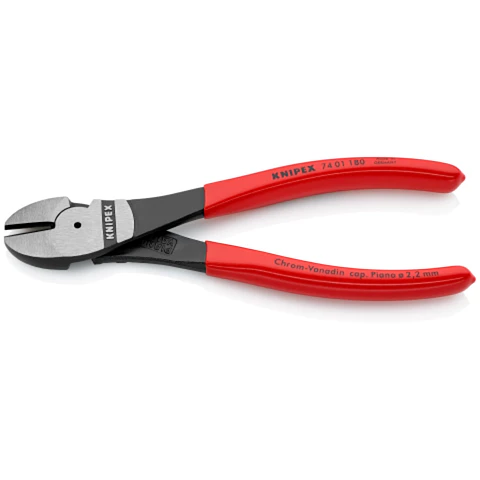 Alicate Corte Diagonal 7" uso pesado 7401180 Knipex