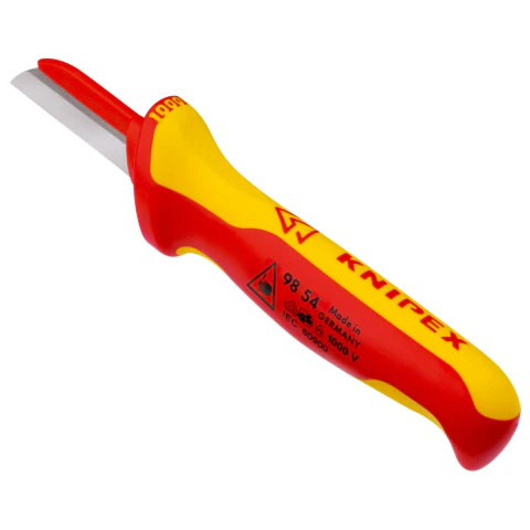 Cuchillo Recto para Cables Aislado 1000V 9854 Knipex