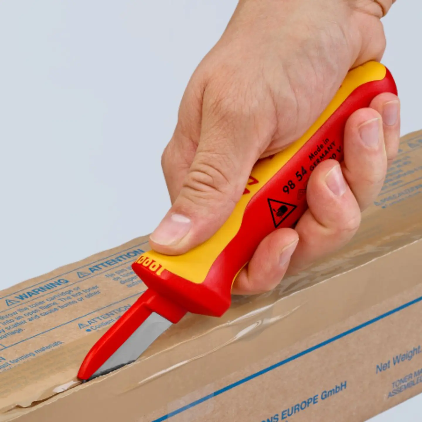 Cuchillo Recto para Cables Aislado 1000V 9854 Knipex 4