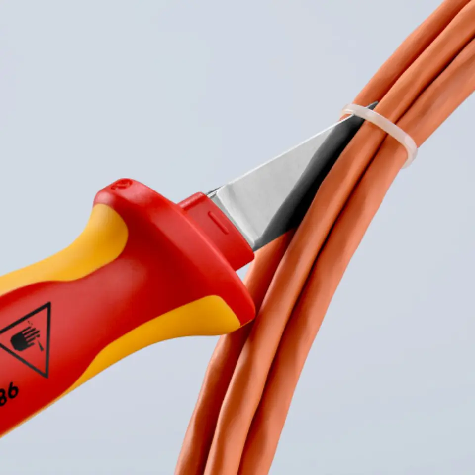 Cuchillo Recto para Cables aislado 1000V 9852 Knipex 6