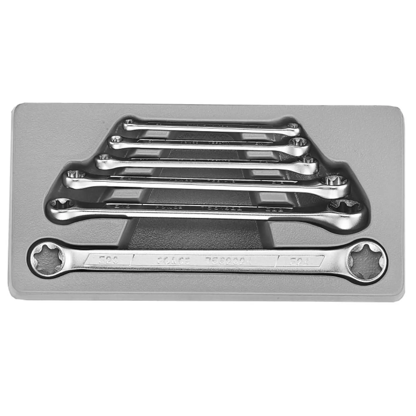 Juego Llaves Corona Torx E6 a E24 6pz 5062 Force 1
