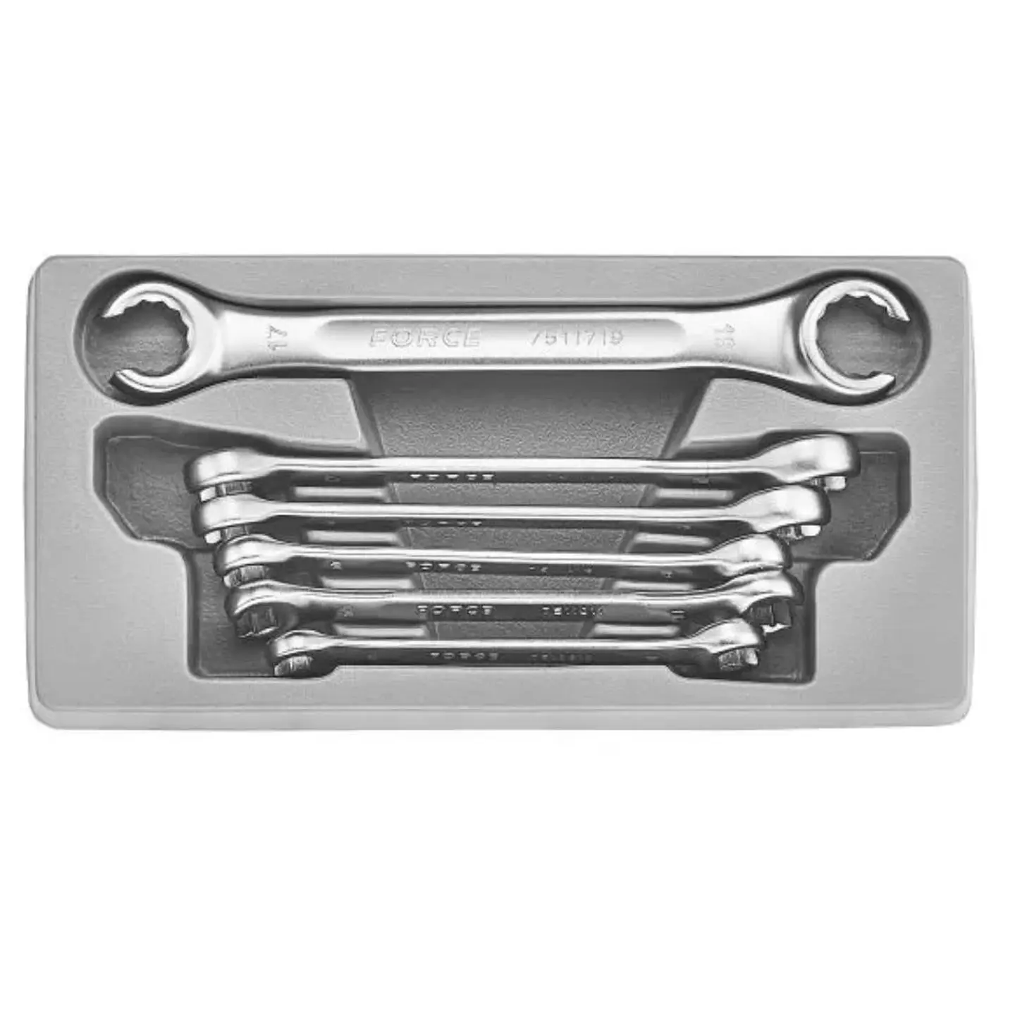 Juego Llaves Niplera 8 a 19mm 6pz 5066 Force 1