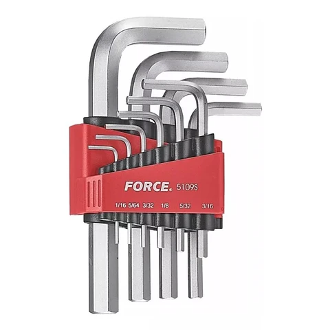 Juego Llaves Allen 1/16" a 1/2" 5109S Force