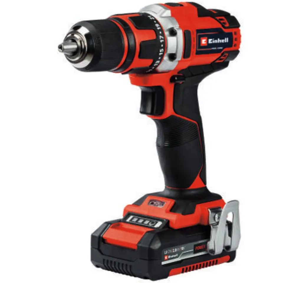 Kit Taladro Inalámbrico 18V 2bat. 2Ah, Cargador y 69pz 4513934 Einhell 1