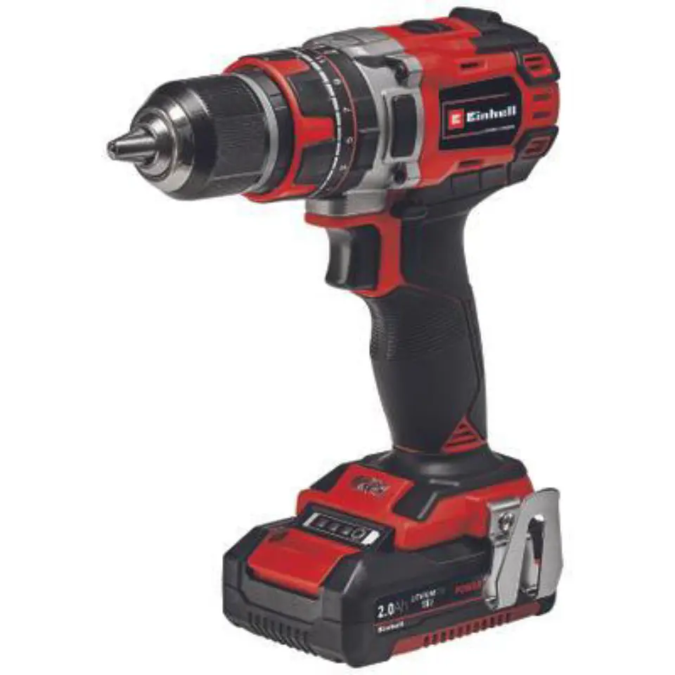 Taladro Percutor Inalámbrico 18V 2bat 2Ah, cargador y maleta 4513940 Einhell 2