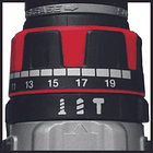 Taladro Percutor Inalámbrico 18V 2bat 2Ah, cargador y maleta 4513940 Einhell 3