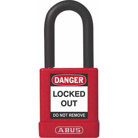 Candado Bloqueo 40mm Dieléctrico Aislado Rojo HB40 59108-2 Abus