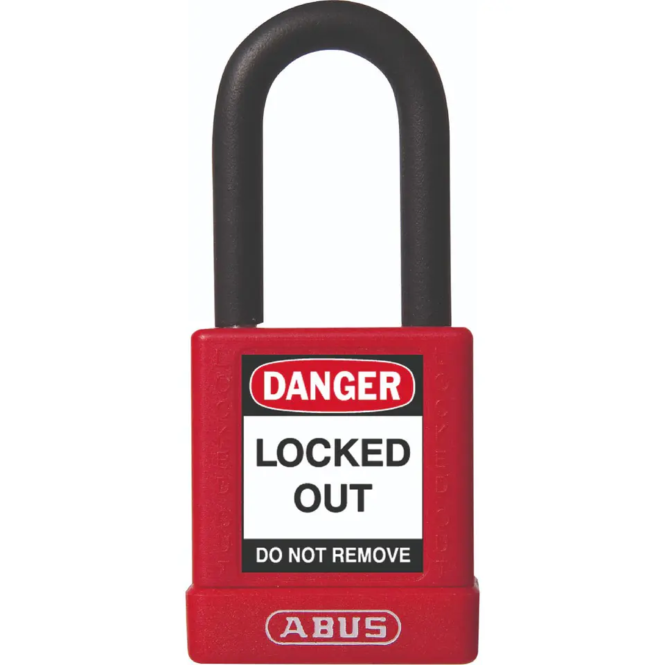 Candado Bloqueo 40mm Dieléctrico Aislado Rojo HB40 59108-2 Abus 1