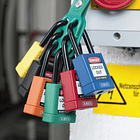 Candado Bloqueo 40mm Dieléctrico Aislado Azul HB40 59109-9 Abus 3