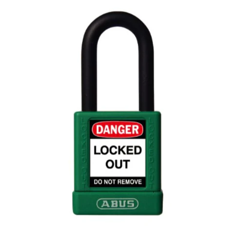 Candado Bloqueo 40mm Dieléctrico Aislado Verde HB40 59112-9 Abus