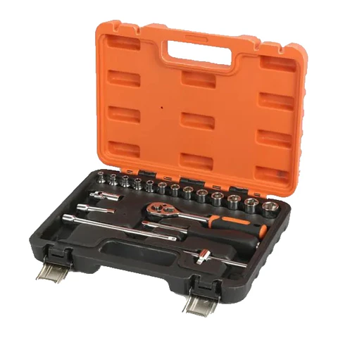 Juego Dados Hexagonales 1/4" de 4 a 14mm 19pz Smart Tools