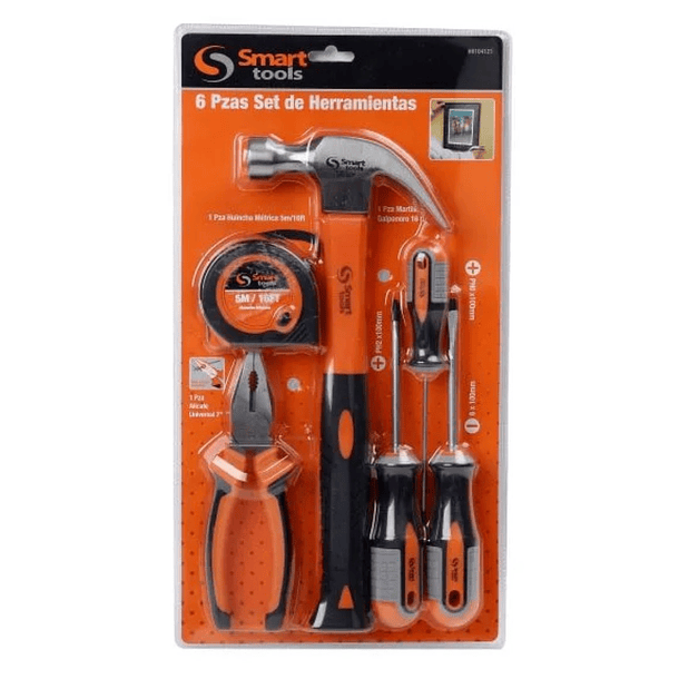 Juego Herramientas Manuales 6pz 6104121 Smart Tools