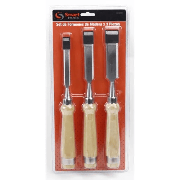 Juego Formones 3pz Mango Madera 6103550 Smart Tools