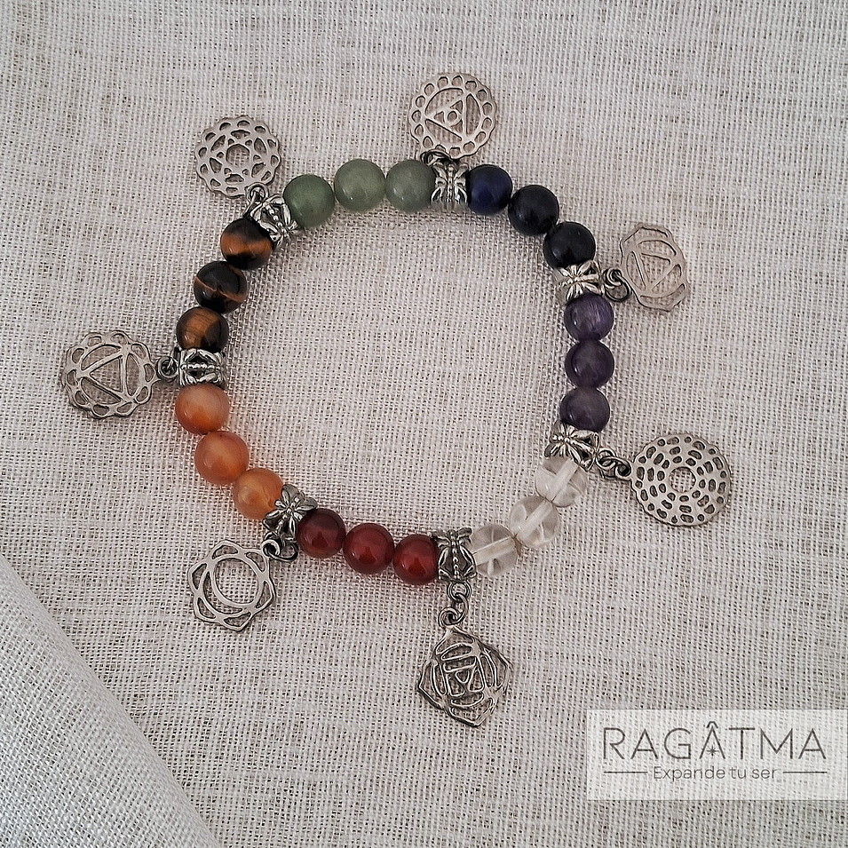 PULSERA 7 Chakras -  Equilibra tu Energía Interior 🌀  1