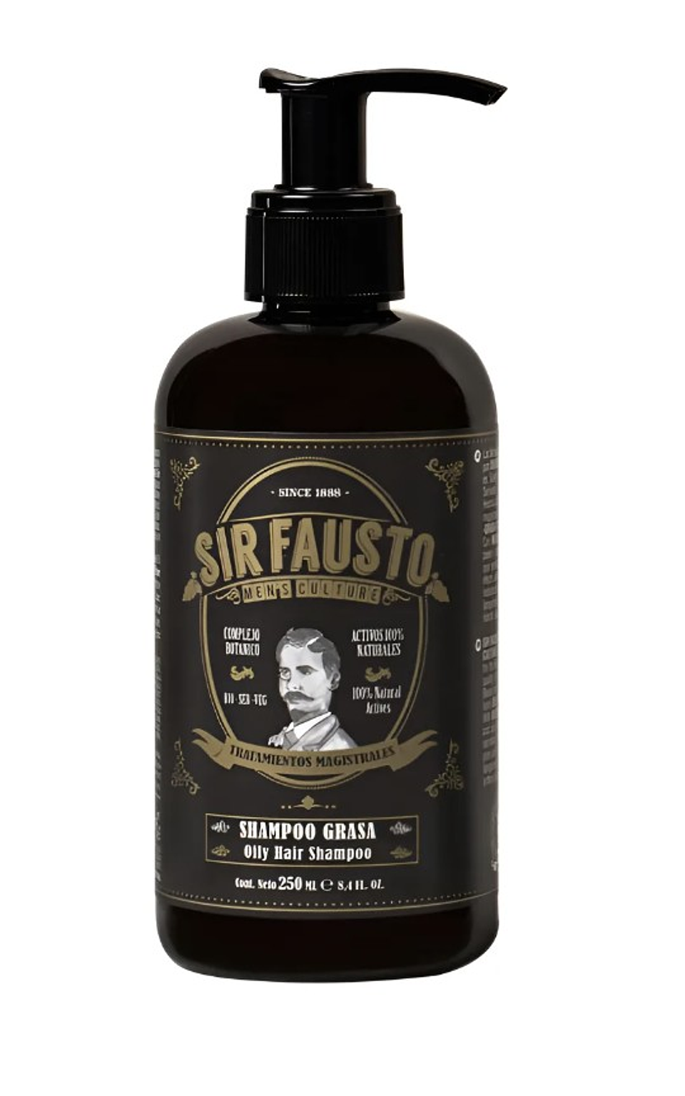 Shampoo antigrasa 250ml - Sir Fausto 1