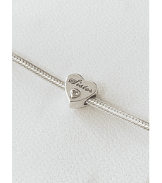 Charm Corazón Sister
