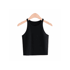 Tank top básico - Negro