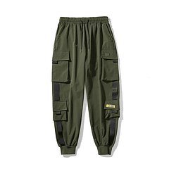 Pantalón cargo STREET - Verde militar