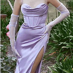 Vestido bustier ZADIE - Lavanda