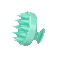 Cepillo masajeador de silicona - Verde menta