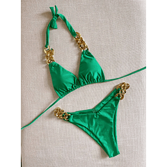 Bikini CHAIN - Verde oscuro