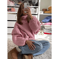 Sweater oversize FRANCE - Rosado