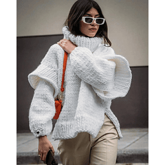 Sweater oversize FRANCE - Blanco