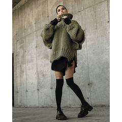 Sweater oversize FRANCE - Verde militar