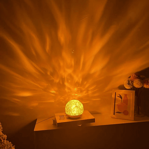 Lámpara esfera AURORAS BOREALES (16 COLORES) 3